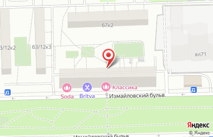 Каре в Измайловском проезде на карте