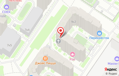 Продуктовый магазин Еда! на проспекте Маршала Блюхера на карте