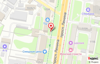 Автомат по продаже питьевой воды Пять Родников в Привокзальном районе на карте