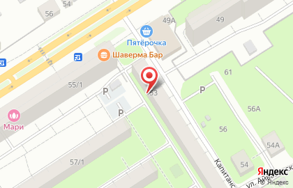 ГеоБТИ на улице Адмирала Ушакова на карте