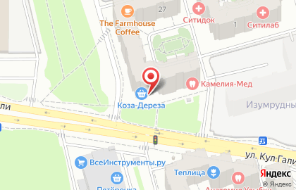 Служба экспресс-доставки Сдэк на улице Кул Гали на карте