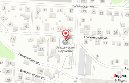 Храм в честь Введения во храм Пресвятой Богородицы на карте