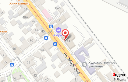 Общественное движение Иудзинад на улице Маркова на карте