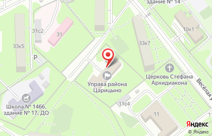 Аппарат Совета депутатов муниципального округа Царицыно на карте