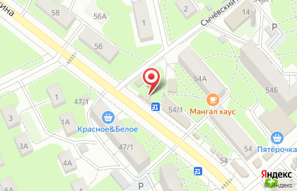 Киоск по продаже фруктов и овощей на улице Лавочкина на карте