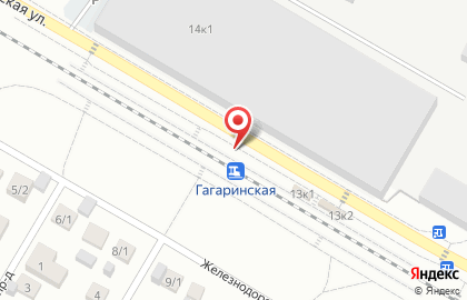 Гагаринская, железнодорожная станция на карте