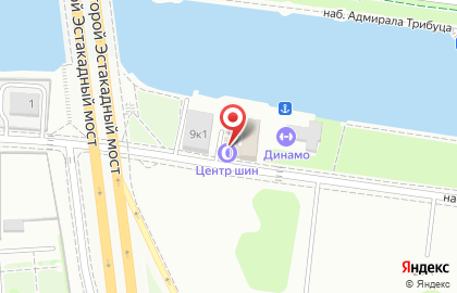 Центр шин на набережной Генерала Карбышева на карте