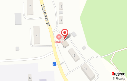 Шадринская центральная районная больница на Исетской улице на карте