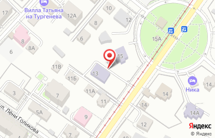 Детский сад №23 в Ленинградском районе на карте