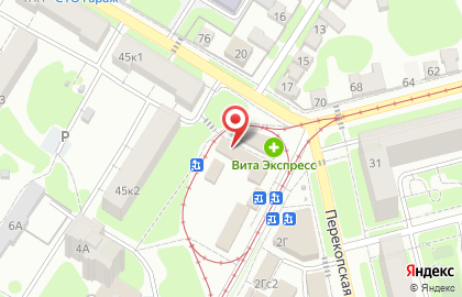 Магазин овощей и фруктов в Центральном районе на карте