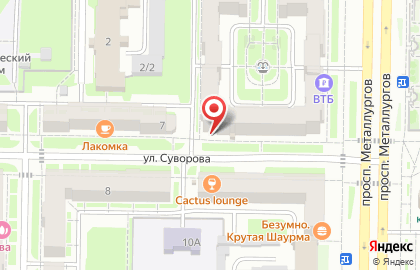 Салон-студия Колибри на проспекте Металлургов на карте