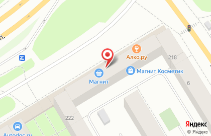 Супермаркет Магнит на Кольском проспекте на карте
