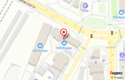 100 колёс в Кирове на карте