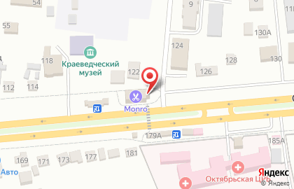 Ателье по ремонту одежды на Октябрьской улице на карте