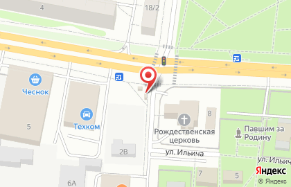 Продуктовый магазин в Москве на карте