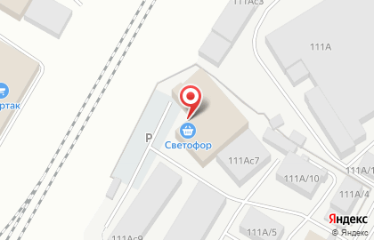 Магазин низких цен Светофор на улице Воровского на карте