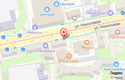Салон красоты Парадиз на улице Николаева на карте