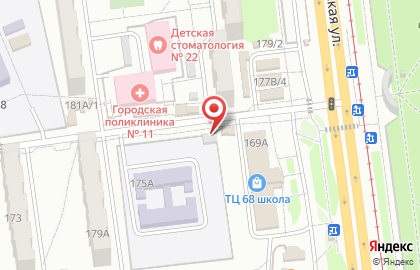 Мясная лавка на Краснореченской улице на карте