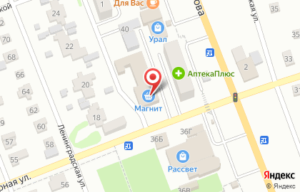 Отделение почтовой связи №51 на улице Суворова на карте