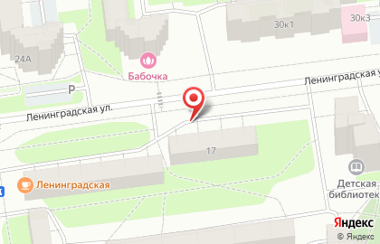 Электромонтаж на улице Ленинградской на карте
