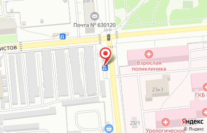 Ленинский район Киоск по продаже фруктов и овощей на улице Танкистов 23 на карте