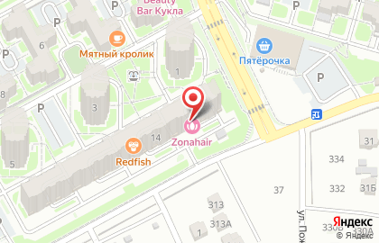Студия наращивания волос Zonahair на карте