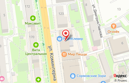 Интернет-магазин Лабиринт на улице Коминтерна на карте