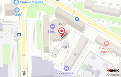 Шторм на Улице Сергея Эйзенштейна на карте