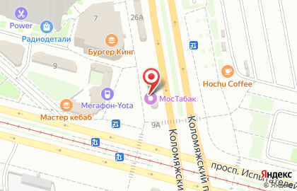 Магазин напитков и табачной продукции на Коломяжском проспекте на карте