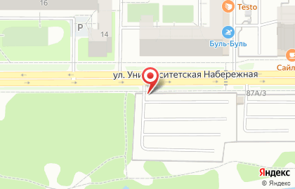 Автостоянка в Челябинске на карте