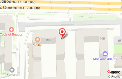 ЗАО Банкомат, МКБ Москомприватбанк на Московском проспекте на карте