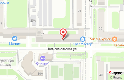 Автосервис по ремонту АКПП на Комсомольской на карте