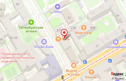 Спецмонтаж в Василеостровском районе на карте