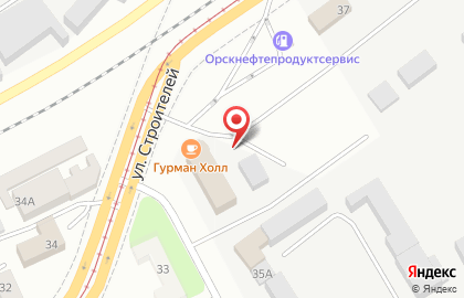 Автостоянка в Оренбурге на карте