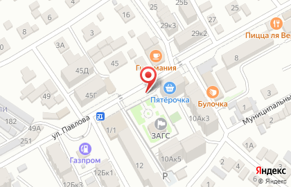 Кофейный киоск Mr. Brown на улице Павлова на карте