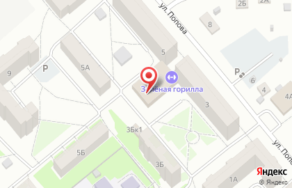Магазин Деревенский дворик на улице Попова на карте