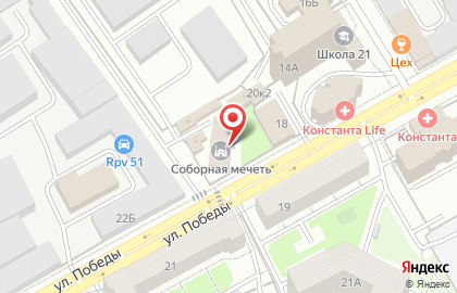 Ярославская Соборная мечеть на карте