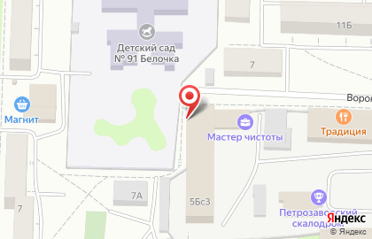 Парикмахерская Акцент на Балтийской улице на карте