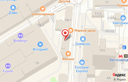 Антоновка на улице Ленинская Слобода на карте