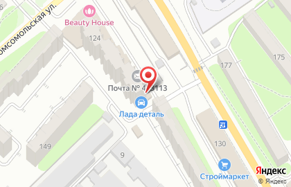 Магазин автозапчастей Лада Деталь на Степной улице на карте