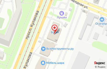 ООО "САМОЁ" на проспекте Кулакова на карте