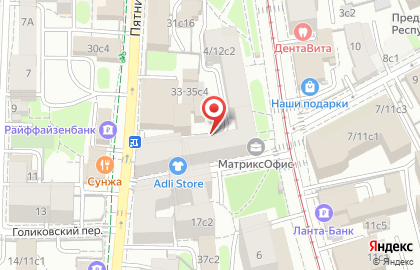Служба доставки и логистики Сдэк на Новокузнецкой улице на карте