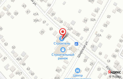 Торговый дом Строитель на Комсомольской улице на карте