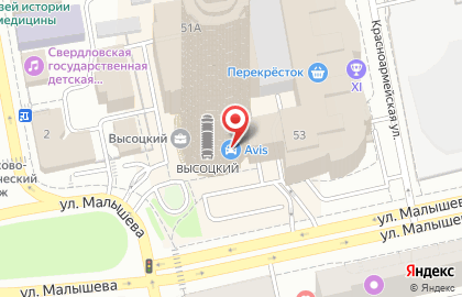 Портал о работе Работа66.ru на карте