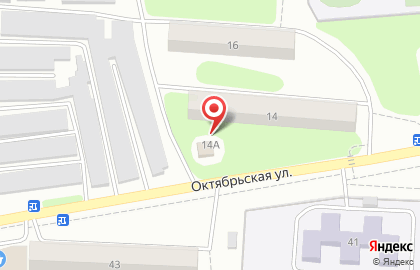 Торгово-производственная компания Гранитный двор на Октябрьской улице на карте