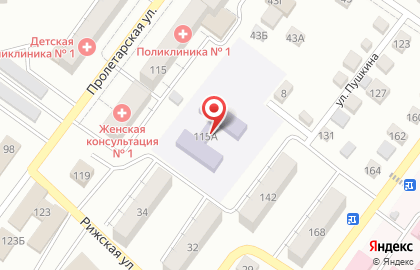 Детский сад №39 на Пролетарской улице на карте