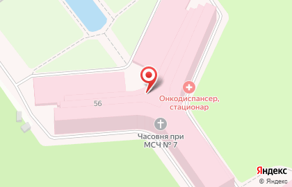 СПб ГБУЗ Городской онкологический диспансер в Санкт-Петербурге на карте