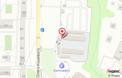 Автостоянка в Калининграде на карте