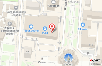 Магазин парфюмерии и косметики Л`Этуаль на Советской улице на карте
