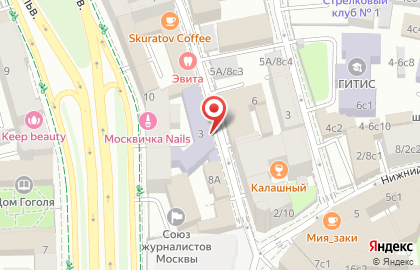 Союз журналистов Москвы на карте